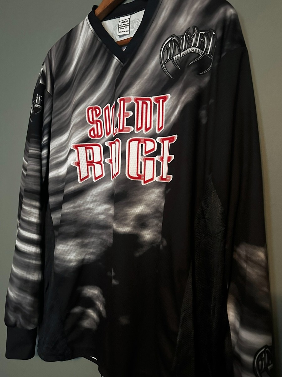 Maillot Paintball Black Star Y2K Années 90 – Taille M – Manches Rembourrées