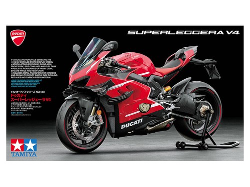 Kit modellino bici scala 1:12 Tamiya Ducati Superleggera V4 - REGALO FESTA DEL PAPÀ - Foto 1 di 17