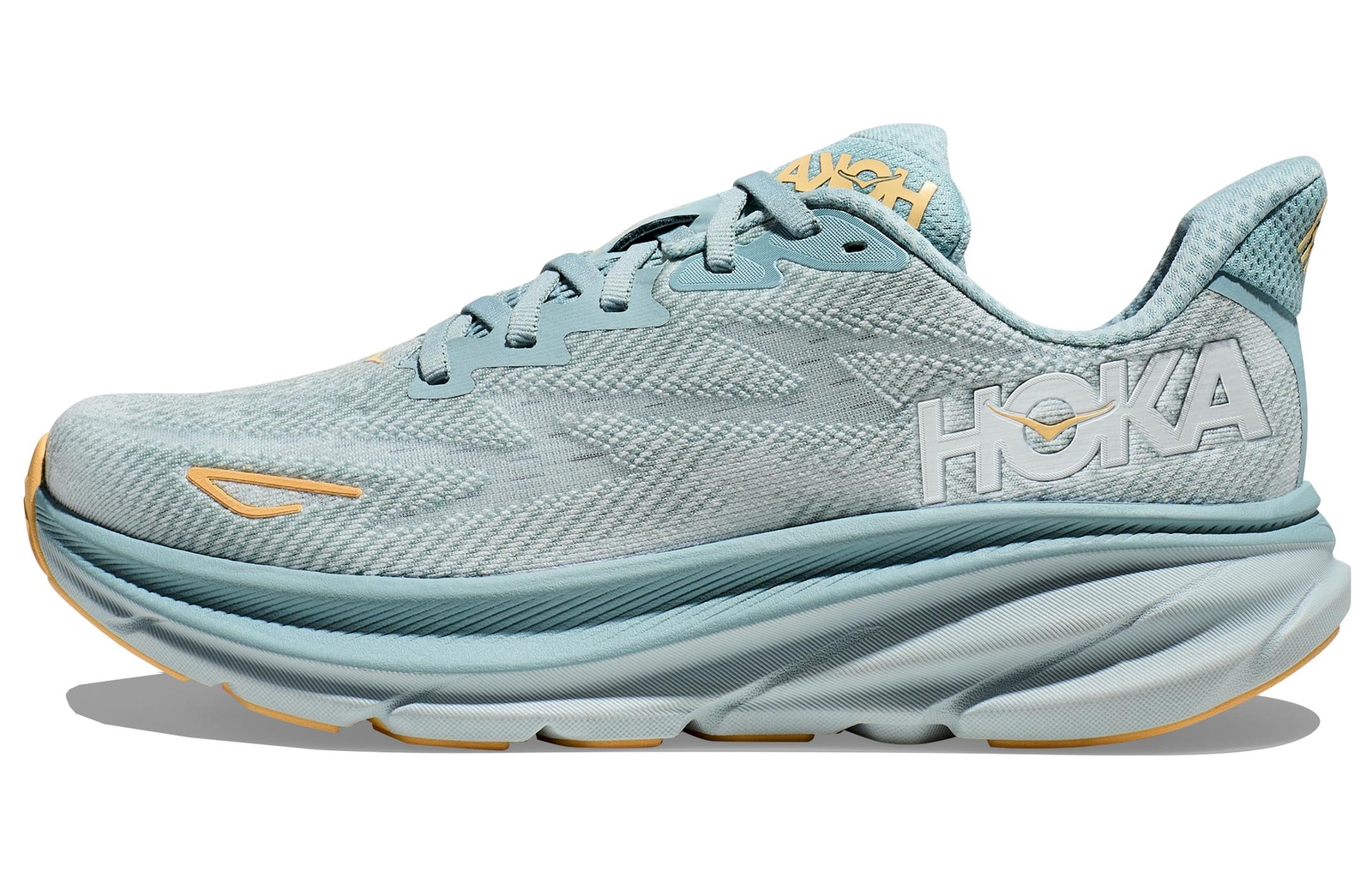 Hoka One One Clifton 9 с низкой облачностью, синий - 1127895-CBIF