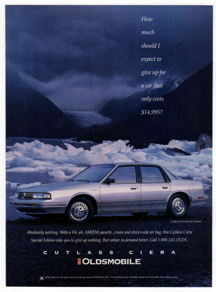 1993 OLDSMOBILE Cutlass Ciera Special Edition Vintage Original