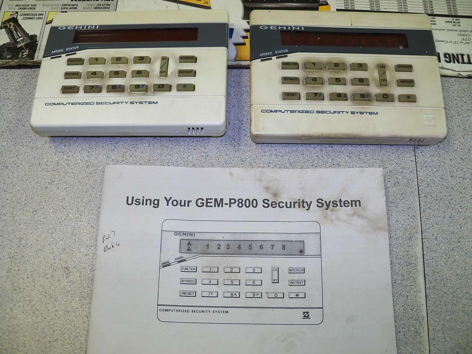 gemini computerized security system Control Panels & Keypads, GE