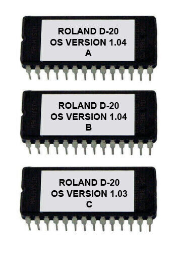 Roland D-20 - wersja 1.04 Najnowsza aktualizacja oprogramowania układowego systemu operacyjnego Eprom ROM D20 - Zdjęcie 1 z 2