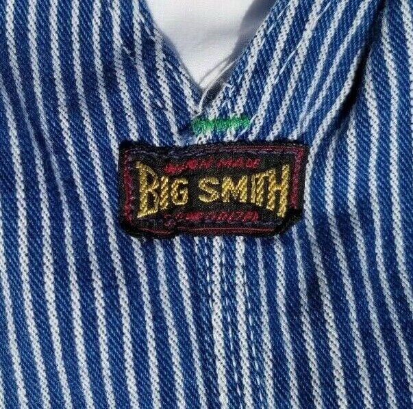 Vintage 1960s Big Smith Sanforized Hickory Stripe… - image 5