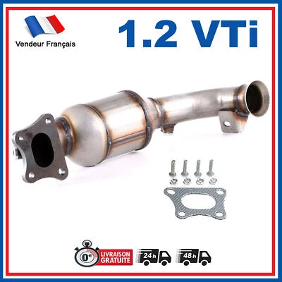 Catalyseur Kat Peugeot 108 208 301 308 II citroen c1 c3 c4 ds3 1.2 VTI - Photo 1/4