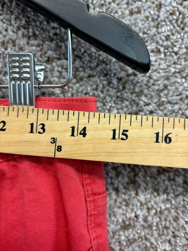 Pantalones de mezclilla Style&Co rojos de pierna recta con cremallera al tobillo elásticos para mujer talla 4 Foto 4 de 4