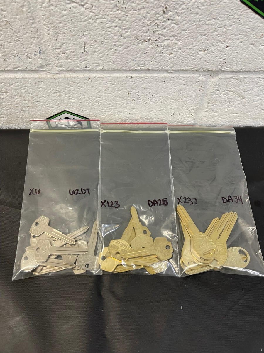 DA25 Brass Blank Key, 100/Box DA25 Brass Blank Key, 100/Box