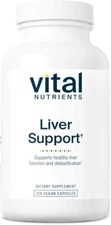 Vital Nutrients LIVER SUPPORT 120 Vegan Capsules Exp : 04/2027 FREE Shipping