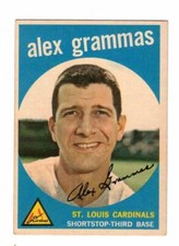 1959 Topps Alex Grammas St. Louis Cardinals #6 VG