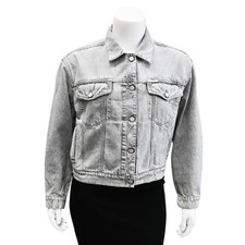 Closed | Elin Light Gray Denim Jacket Size: Xl