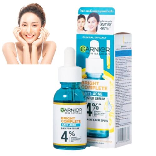 Sérum anti-acné Garnier lumineux soulagement complet taches sombres peau naturelle 30 ml. - Photo 1/9