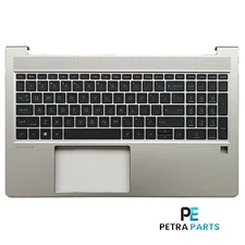 for HP Probook 450 455 G8 Laptop Upper Case Palmrest Backlit Keyboard M21742-001