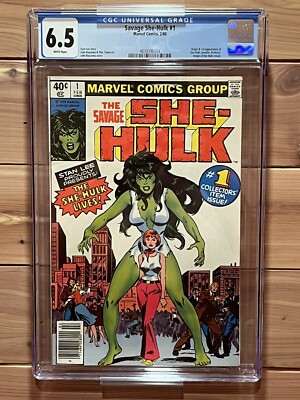 1980 Marvel Comics Savage She-Hulk #1 CGC 6.5 White Pages Stan lee Story 1st App
