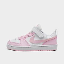 Little Kid's Nike Court Borough Low Recraft White/Pink Foam PS DV5457 105