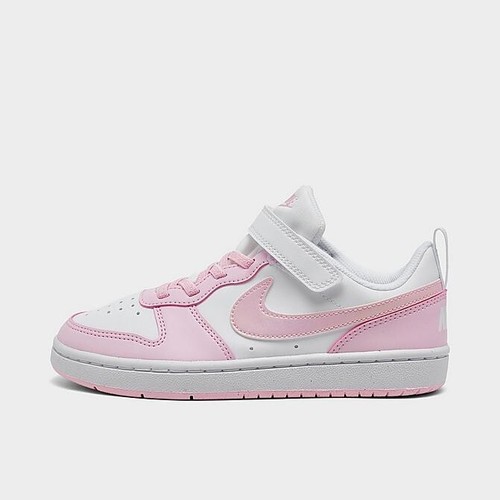Nike Court Borough Low Recraft para niños pequeños espuma blanca/rosa (PS) DV5457 105 - Imagen 1 de 6