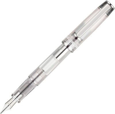 Pilot Prera Iro-Ai Calligraphy-Nib Transparent Black Body Fountain Pen (FPR