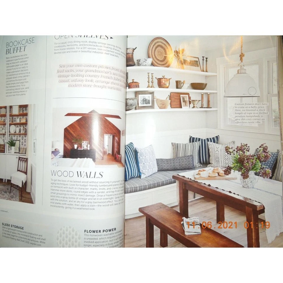 FARMHOUSE bh&g DO IT YOURSELF projects for weekend QUICK & EASY reclaimed wood - Image 4 of 4