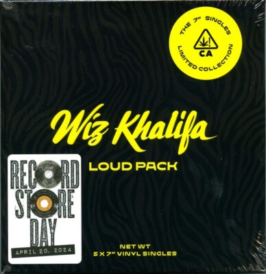 Wiz Khalifa   Loud Pack 5 x 7'' Single Box Set RECORD STORE DAY RSD NEW Hip Hop