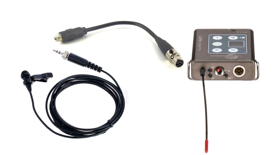 Adaptador de micrófono de solapa Sennheiser para transmisores lectrosónicos Lmb, Lt, Foto 2 de 4