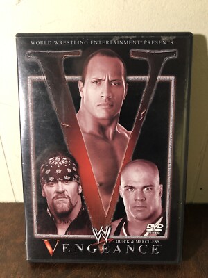 WWE vengeance 2002 dvd Rare Hogan Rock undertaker Benoit Guerrero