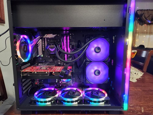 T2M Custom 1440P/4K Gaming PC 6-Core Ryzen 5 32GB 512GB WiFi BT RX 5700 XT W11H - Picture 6 of 16