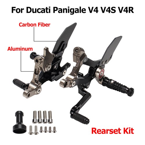 Fußrastenanlagen Für Ducati Panigale V4 V4S V4RSP2 2018-24 Rearsets Rearset Kit - Bild 1 von 23