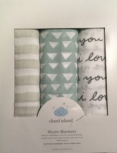 cloud island muslin