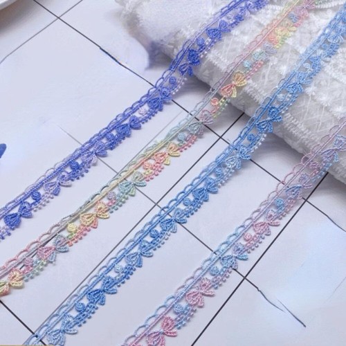 15 Yards Lace Hollow Out Ribbon Edging Bowknit Tapes Trimmings Craft Supplies - Picture 8 of 12