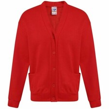 School Uniform Kids, Girls, Boys FLEECE CARDIGAN Sweat for Winter & Formal Wear