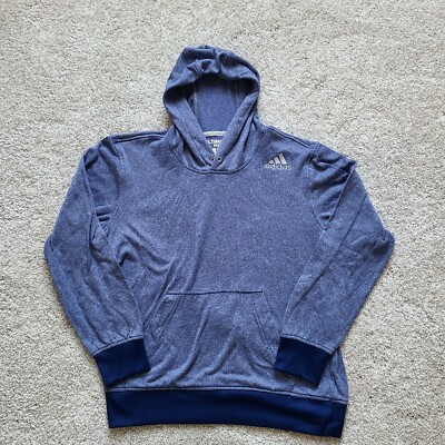adidas Ultimate Hoodie Womens Size Medium Blue