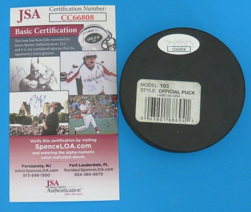 Keith Primeau SIGNED HOCKEY PUCK ~ PHILADELPHIA FLYERS ~ JSA CC66808 - Picture 3 of 3