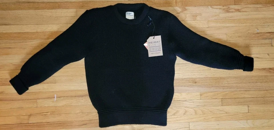 Suéter tejido cuello redondo 100 % lana virgen Heim Foto 2 de 4