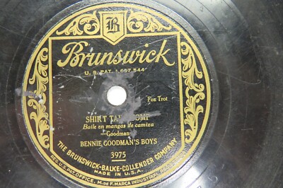 Bennie Goodman's Boys - BRUNSWICK 3975 - Shirt Tail Stomp & Blue