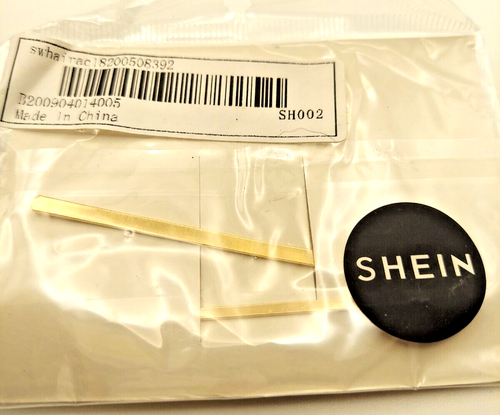 Joyería de cabello Shein Barrette Ares cristal oro nuevo en paquete - Imagen 2 de 2