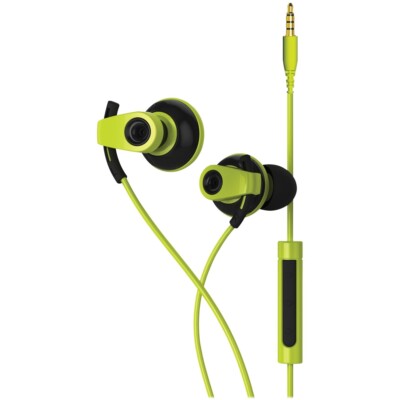 BlueAnt Pump Boost Wired HD Audio Sportbuds Earphones Green