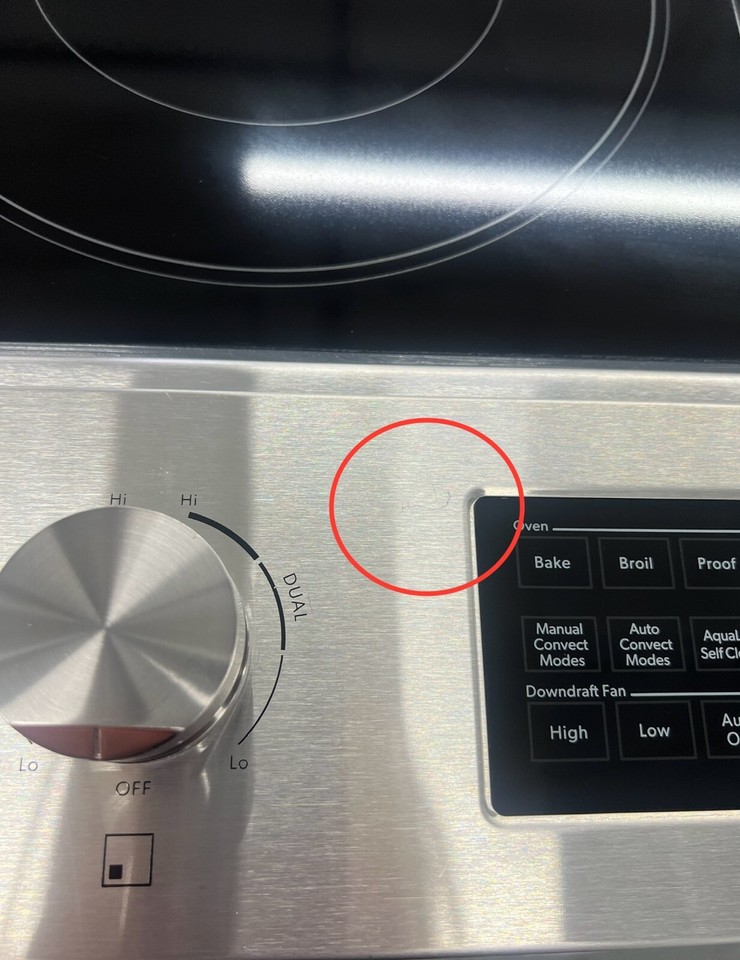 JennAir EuroStyle JES1750FS 30" Electric SlideIn Downdraft Range in