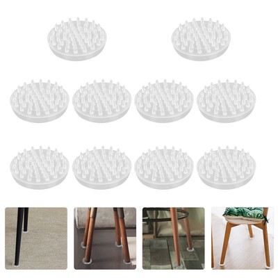 10pcs Furniture Glider Pad Mat Feet Couch Stopper Table Feet Mat
