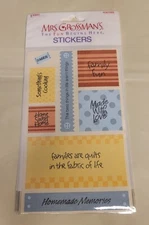 Mrs. Grossman's Scrapbook Stickers Fabric "Family Fun" - 20 Sheets