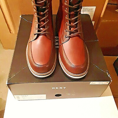 DKNY Men's Winston Jack Boots Brown