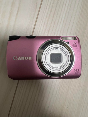 Canon PowerShot A3200 IS 14.1MP Digital Camera Pink English