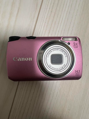 Canon PowerShot A3200 IS 14.1MP Digital Camera Pink English
