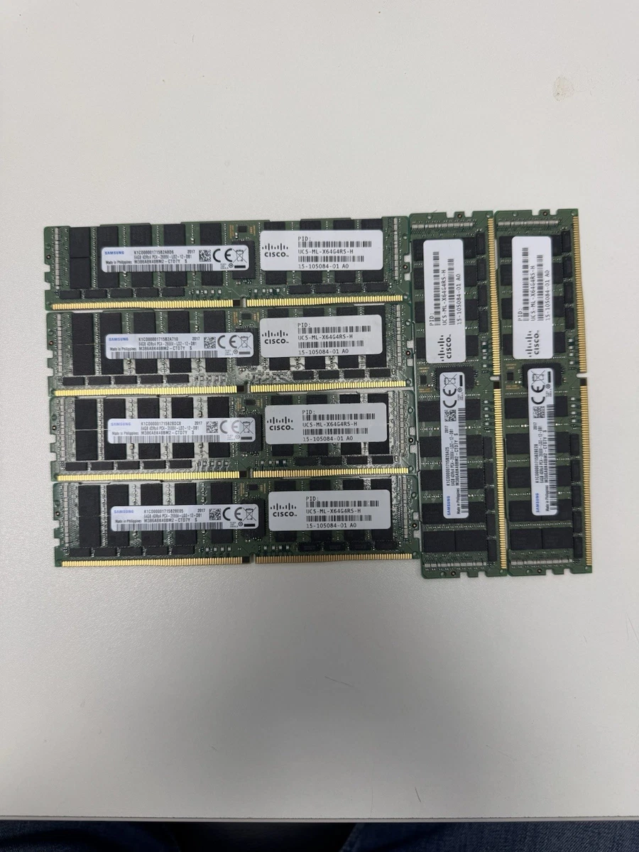 PC4-21300 (DDR4-2666) Bus Speed Computer RAM 64 GB Total Capacity