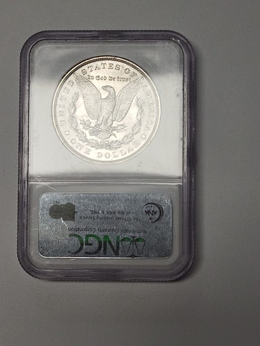 1896-P Morgan Silver Dollar NGC MS 65 GEM BU! Toner Cac Sticker - Picture 2 of 4