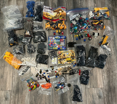 Mega Blocks, Sluban M-38, Kreo Transformers Building Blocks Huge Lot Mini Figs