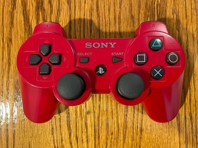 PS3 Dualshock 3 Wireless Controller (Red) | Used | Authentic | OEM