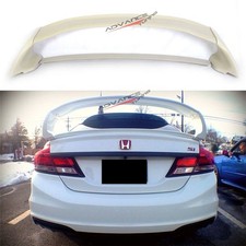Fits 12-15 Honda Civic Sedan 4-door Mugen Abs Rear Trunk Spoiler Wing 4pcs Jdm Fits 12-15 Honda Civic Sedan 4-door Mugen Abs Rear Trunk Spoiler Wing 4pcs Jdm