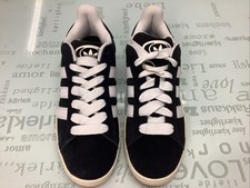 adidas Campus HQ8708 Black Gum Suede Low Top Men's Sneakers Size 11.