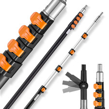 Extendable Rod, Ranging from 7 to 30 FT, Multipurpose Extension Rod, Robust Alum