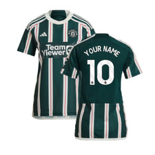 Image of 2023-2024 Man Utd Away Shirt (Ladies) (Your Name)