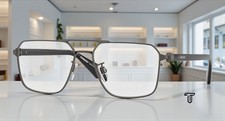 BURBERRY BE1395D 1316 Matte Grey Demo Lens 56 mm Men's Eyeglasses