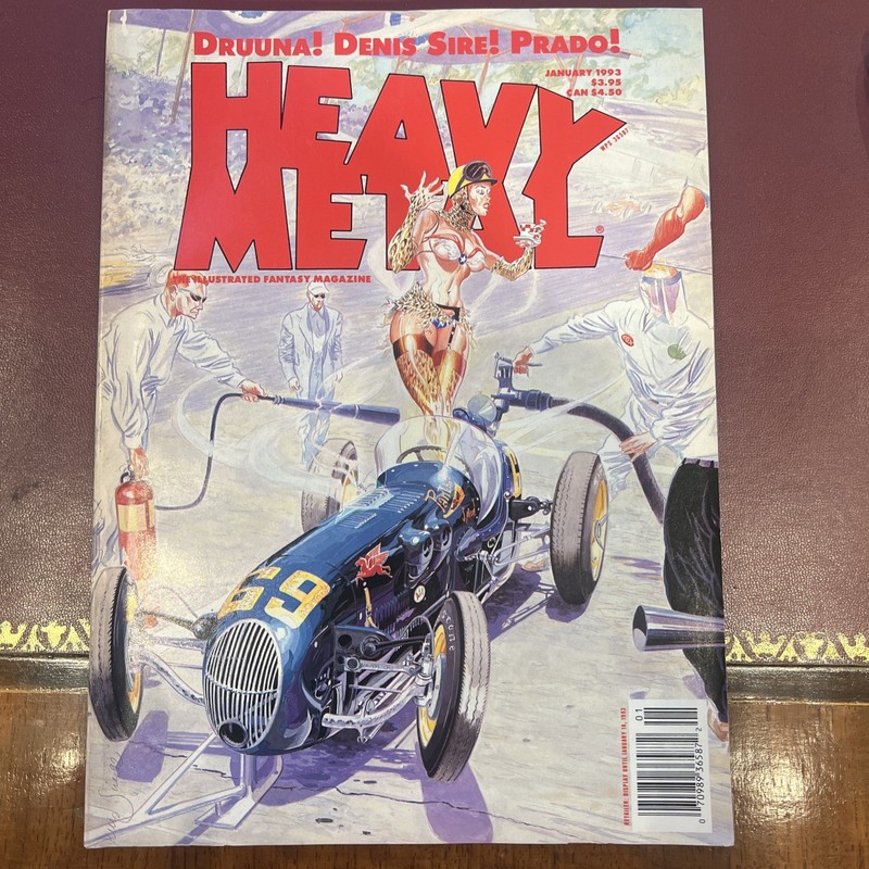 Heavy Metal Magazine - January  1993 -  Cover Art: Denis Sire